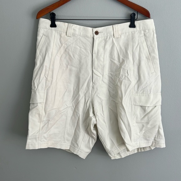 Joseph & Feiss Men’s Resort Tencel Cotton Blend Cargo Shorts 38 Waist - Picture 1 of 9